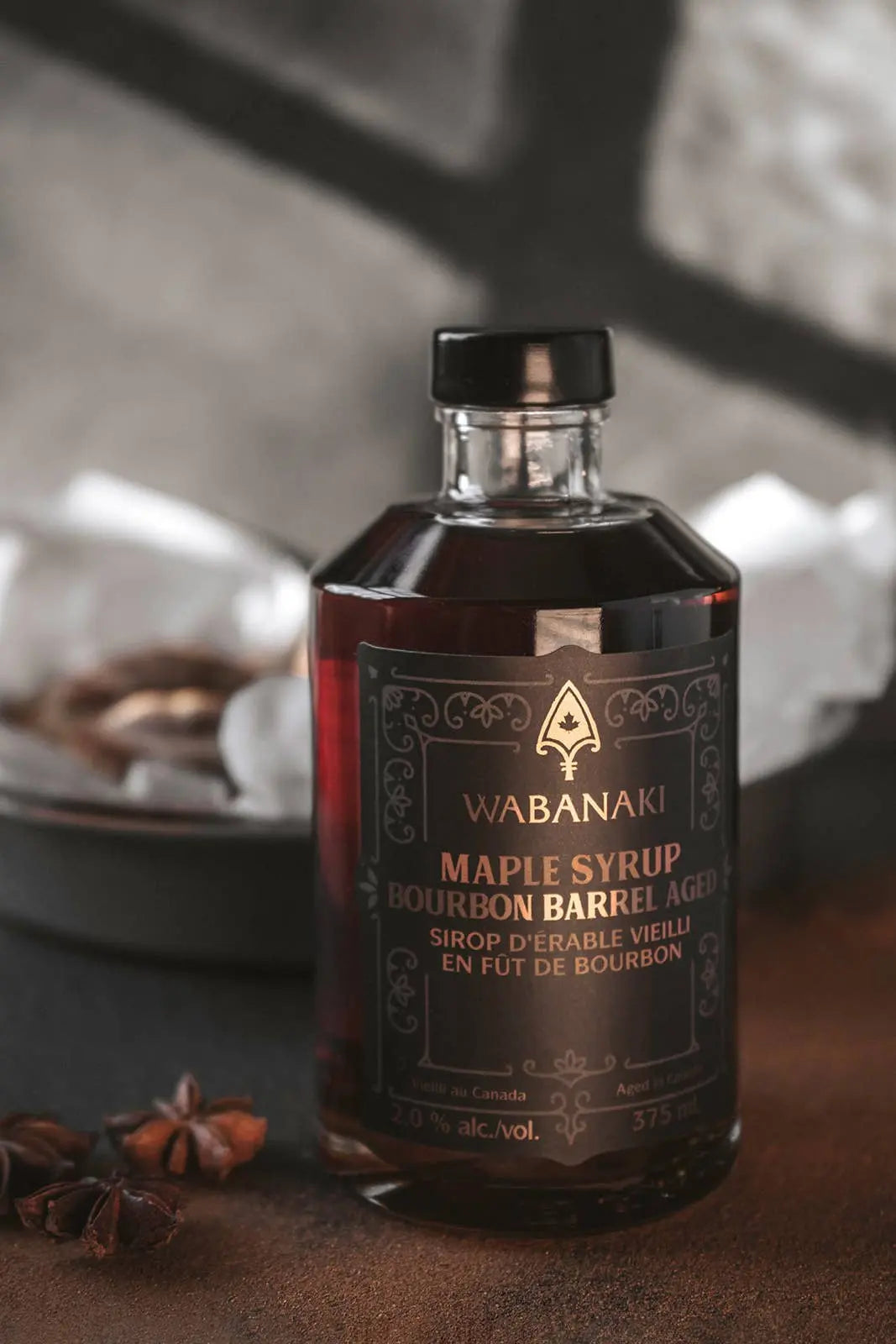 BARREL AGED BOURBON MAPLE SYRUP - Muse Baskets and Co.