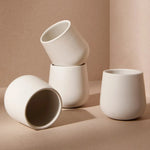 COFFEE | TEA CUP - MATTE WHITE GHARYAN STONEWARE