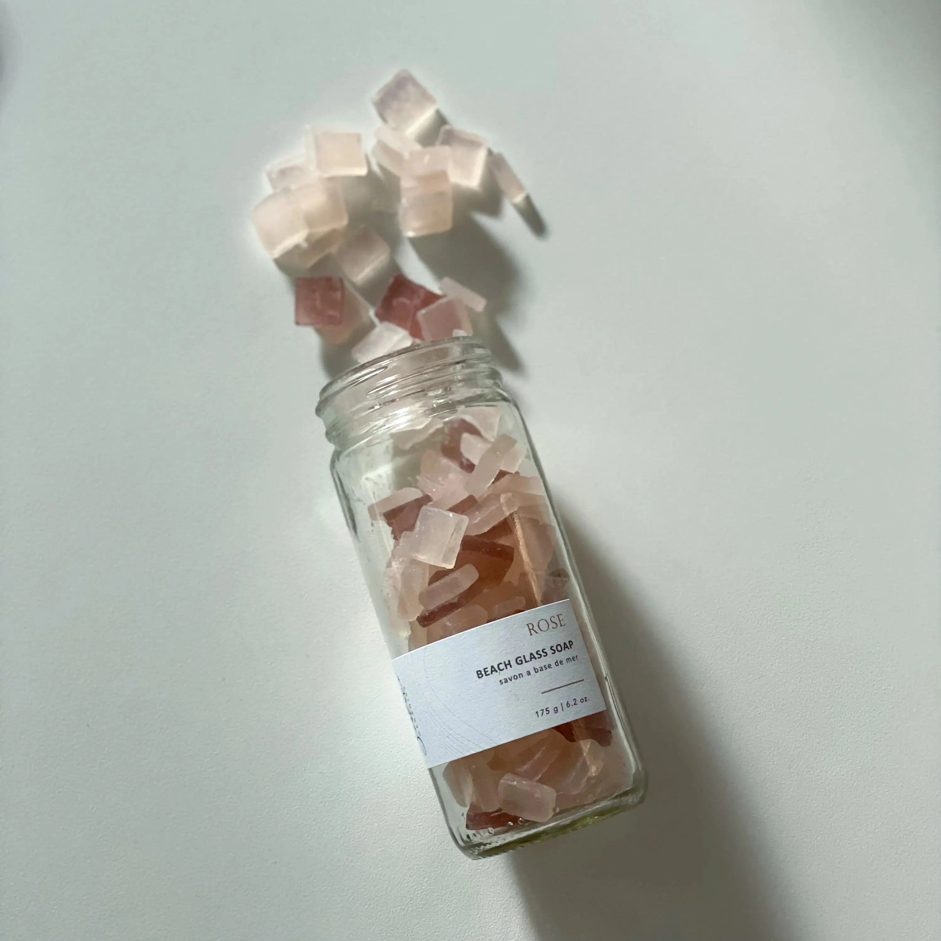 ROSE BEACH GLASS SOAP - Muse Baskets and Co.