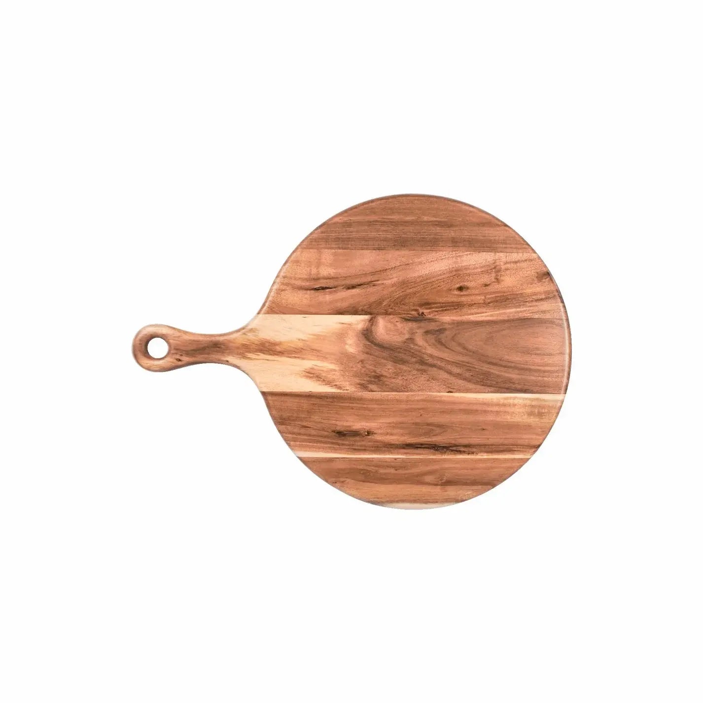 ROUND ACACIA HARDWOOD CUTTING BOARD - Muse Baskets and Co.