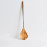 ROUND OLIVE WOOD COOKING SPOON - Muse Baskets and Co.