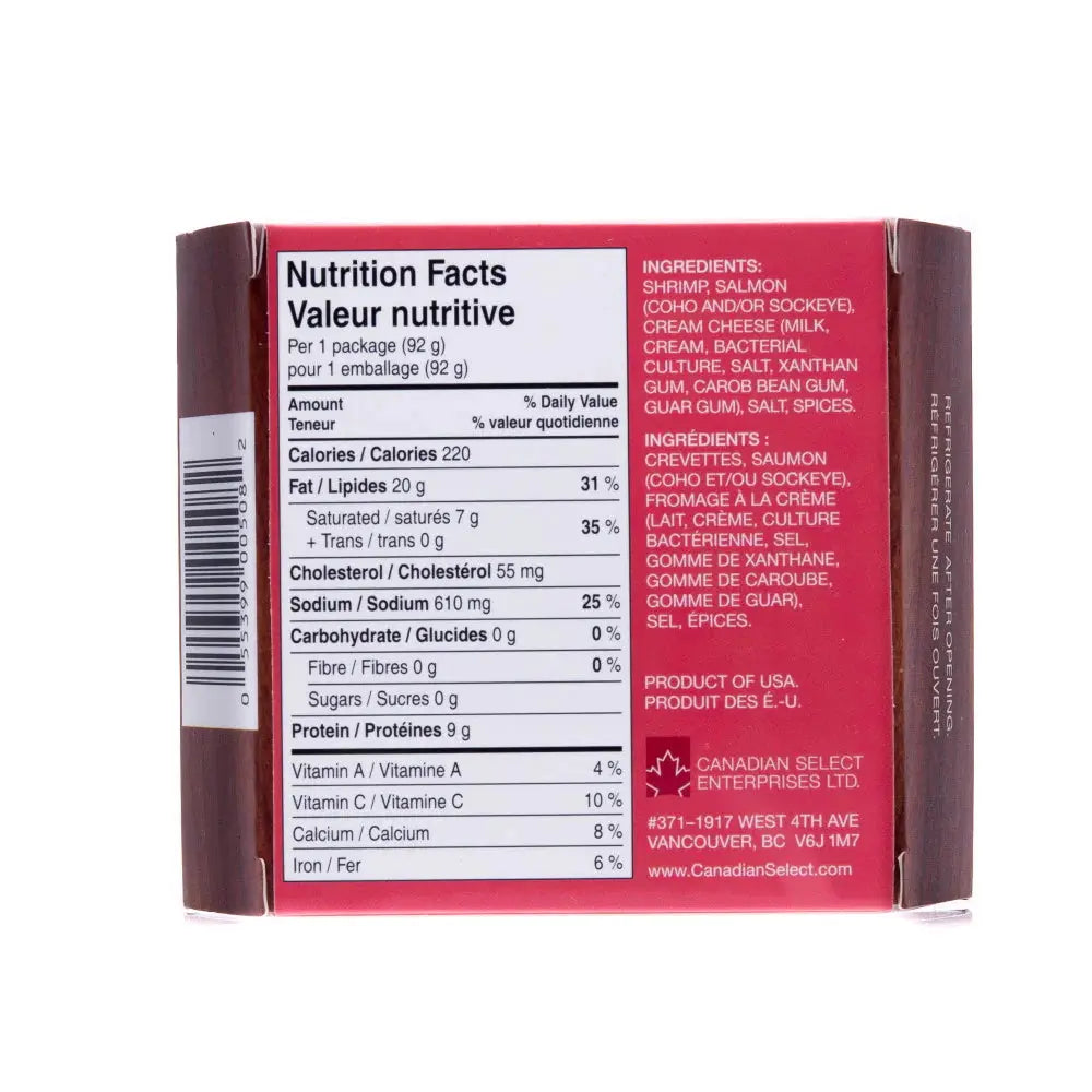 SHRIMP & SALMON PATE SPREAD - Muse Baskets and Co.