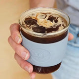 TRAVEL TUMBLER - COOL GREY GLASS 8 OZ - Muse Baskets and Co.