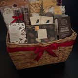 Corporate holiday gift basket for team celebrations and office sharing.