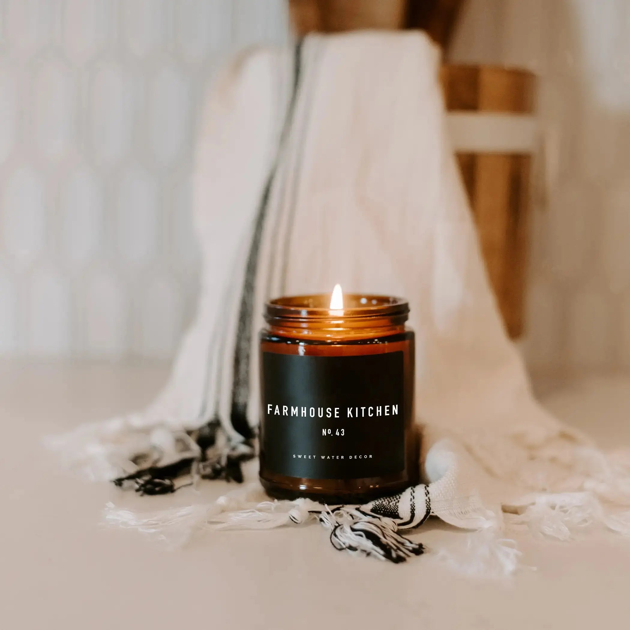 FARMHOUSE KITCHEN SOY CANDLE - Muse Baskets and Co.