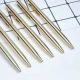 GOLD OR ROSE GOLD METAL BALLPOINT PENT - Muse Baskets and Co.