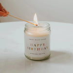 HAPPY BIRTHDAY SOY CANDLE - Muse Baskets and Co.