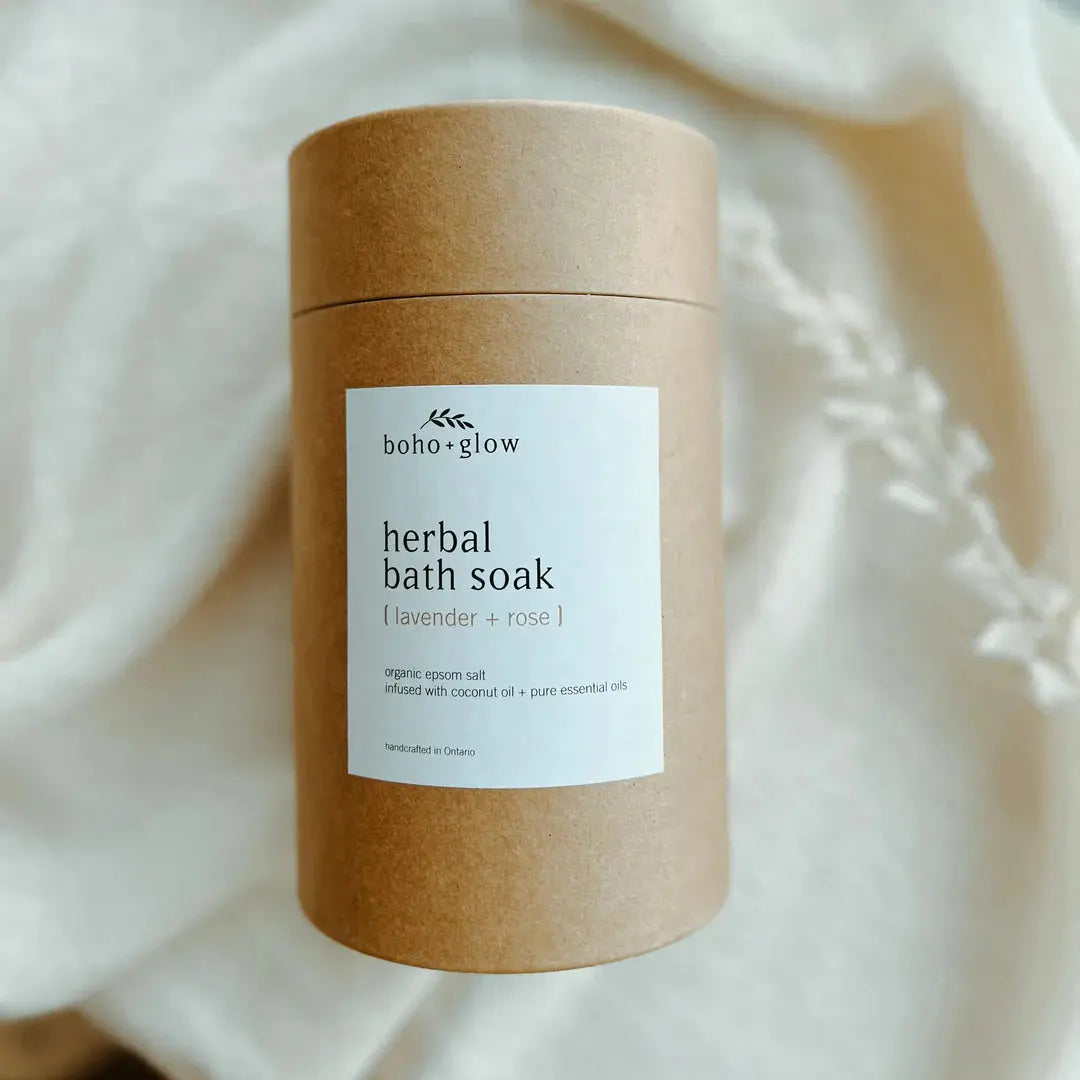 LAVENDER + ROSE HERBAL BATH SOAK - Muse Baskets and Co.