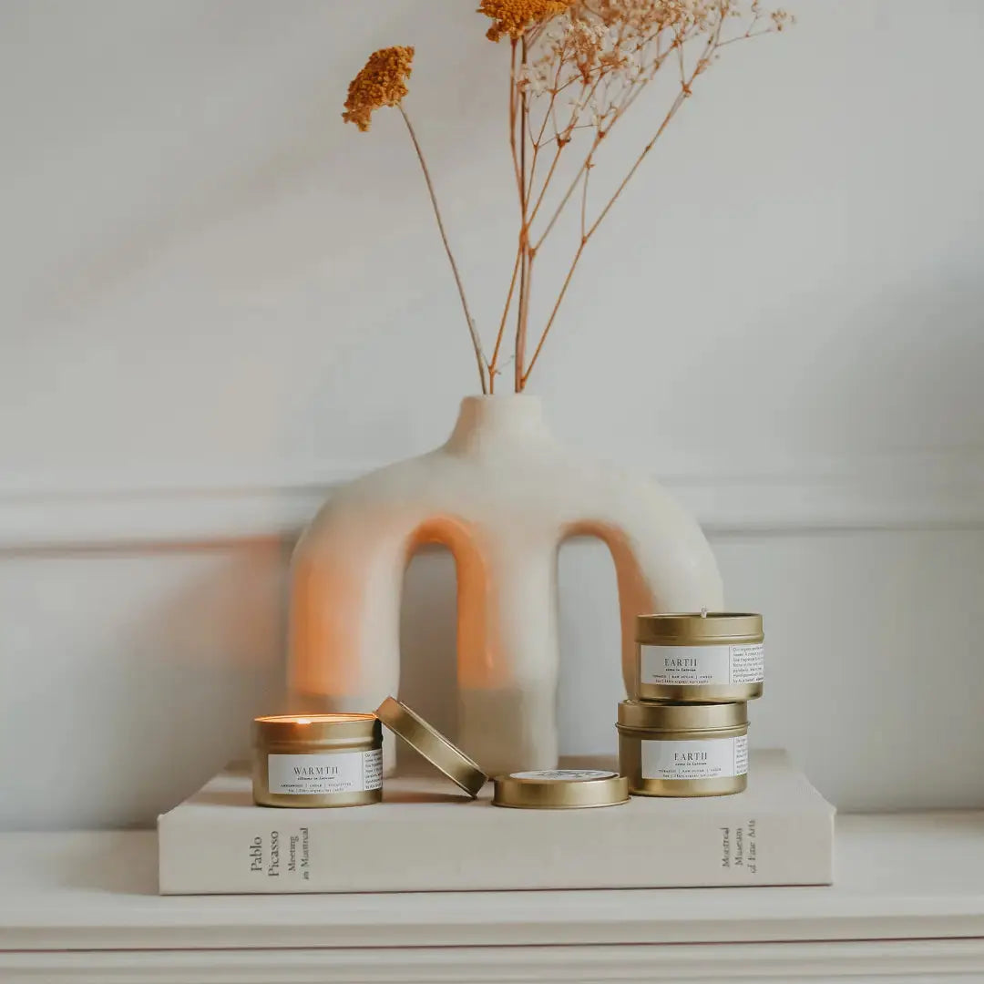 ORGANIC SOY CANDLE - Muse Baskets and Co.