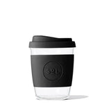 SOL GLASS TRAVEL TUMBLER - BASALT BLACK - Muse Baskets and Co.