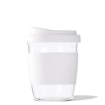 SOL GLASS TRAVEL TUMBLER - WHITE WAVE - Muse Baskets and Co.
