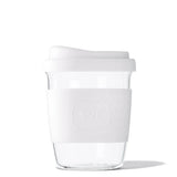 SOL GLASS TRAVEL TUMBLER - WHITE WAVE - Muse Baskets and Co.