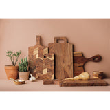 Danica Heirloom Acacia Chevron 17" Serving Board