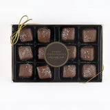 Milk Chocolate Sea Salt Caramels 12pc.