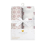 Pink Baby Girl Muslin Swaddles