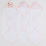 Pink Hooded Towels & Washcloths