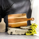 ACACIA HARDWOOD CUTTING BOARD - MEDIUM - Muse Baskets and Co.