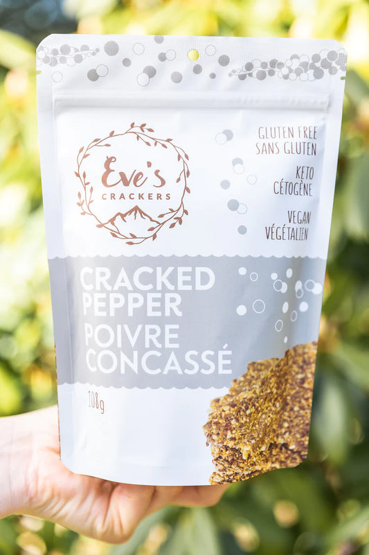 EVE'S CRACKERS - CRACKED PEPPER