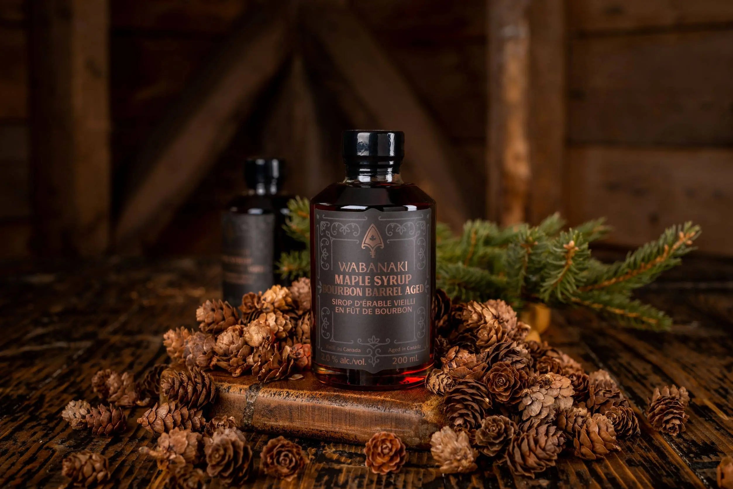 BARREL AGED BOURBON MAPLE SYRUP - Muse Baskets and Co.