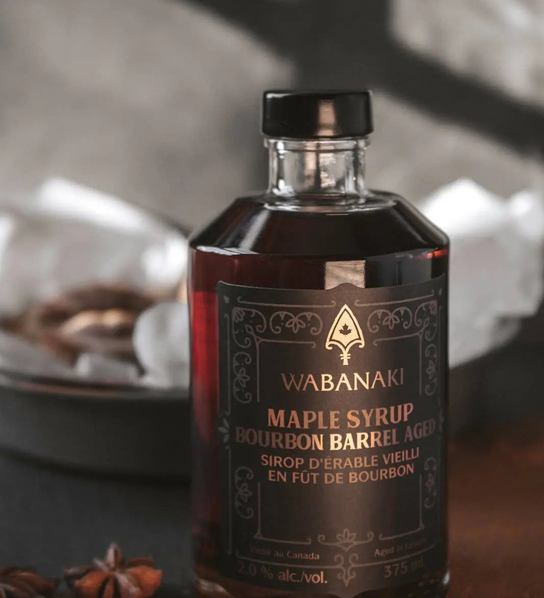 BARREL AGED BOURBON MAPLE SYRUP - Muse Baskets and Co.