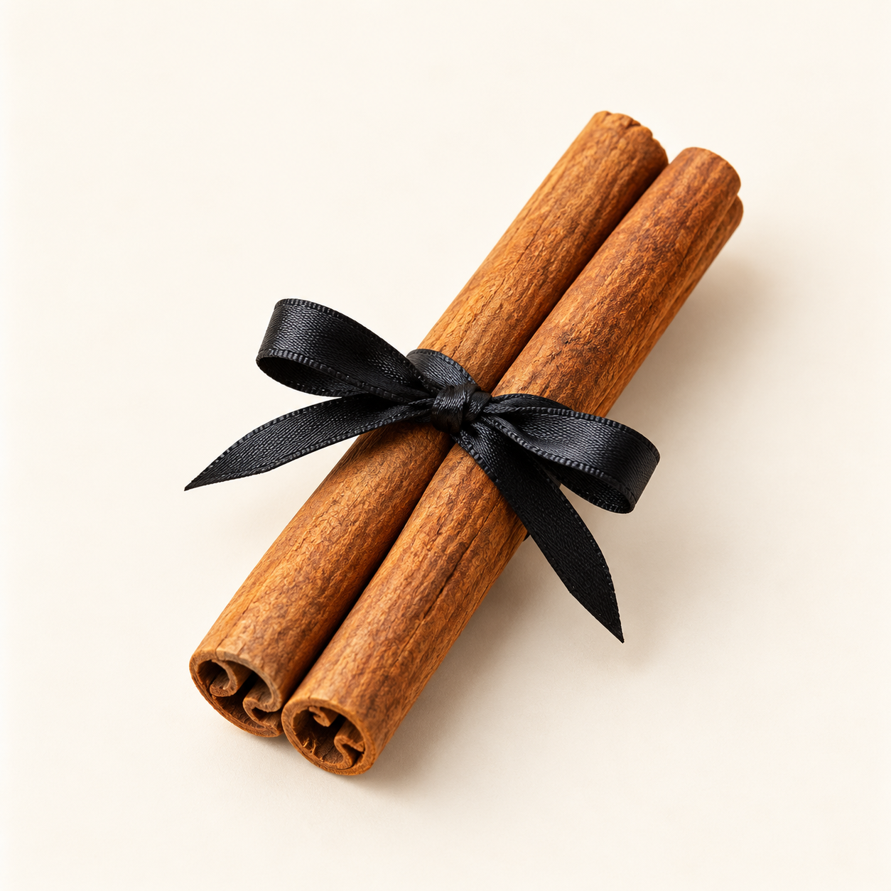 festive gift box decoration, bundle of cinnamon sticks