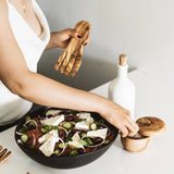 Natural Olive Wood Serving Forks
