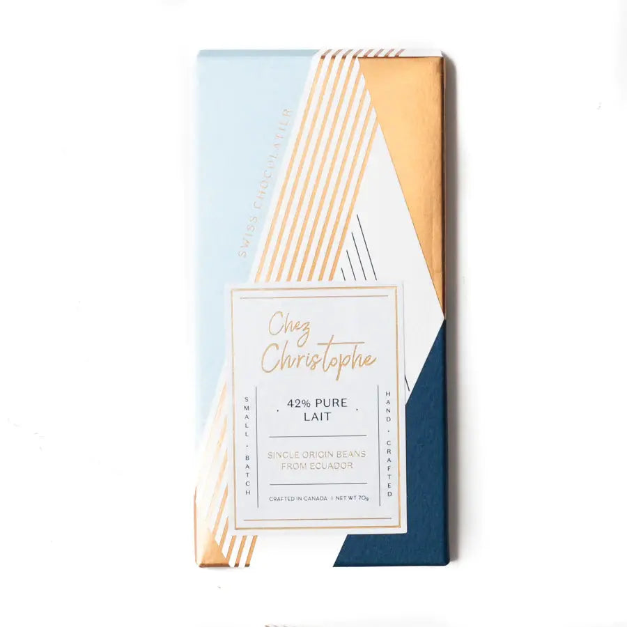 CHOCOLATE BAR | 42% PURE LAIT HANDCRAFTED - Muse Baskets and Co.