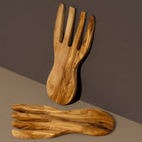 Natural Olive Wood Serving Forks