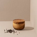 Olive Wood Salt & Spices Cellar