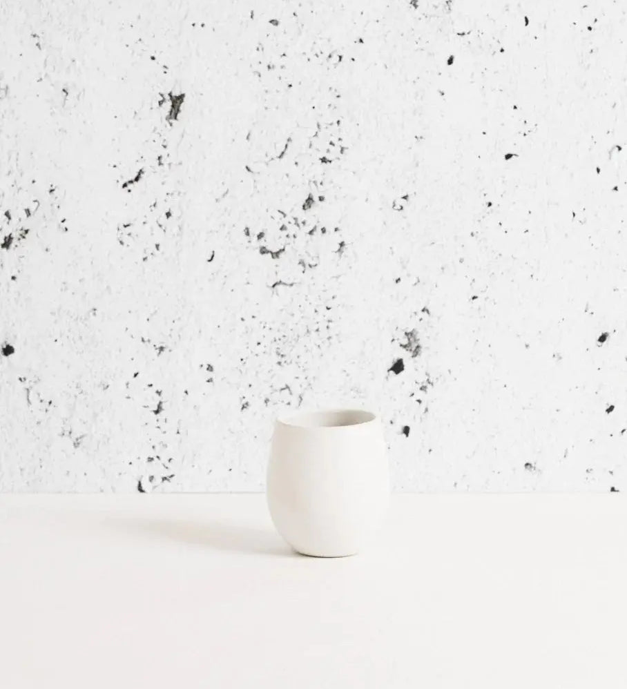 COFFEE | TEA CUP - MATTE WHITE - Muse Baskets and Co.