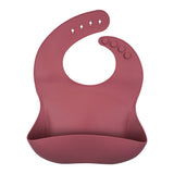 PINK SILICONE BIB | BABY & TODDLER