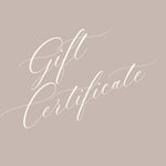 GIFT CERTIFICATE | $50.00 - $200.00 - Muse Baskets and Co.