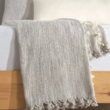 Farmhouse Throw Blanket | Black, Striped, Cream or Mustard Stripes