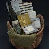 luxury gift basket side view