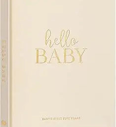 HELLO BABY MEMORY BOOK - Muse Baskets and Co.