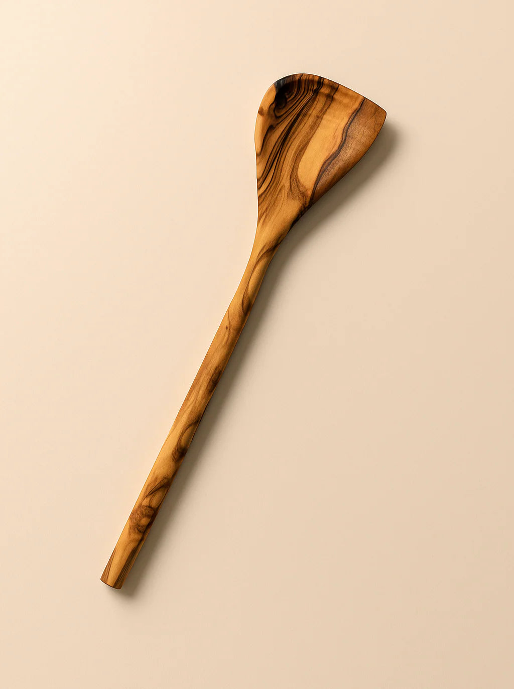 Natural Olive Wood Pointed Spatula GHARYAN Stoneware & Olive Wood Tableware | Canada