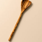 Natural Olive Wood Pointed Spatula GHARYAN Stoneware & Olive Wood Tableware | Canada
