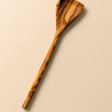 Natural Olive Wood Pointed Spatula GHARYAN Stoneware & Olive Wood Tableware | Canada