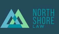 Company logo of a corporate client, North Shore Law LLP, partnered with Muse Baskets and Co. for luxury gifting and branded basket orders across Canada.