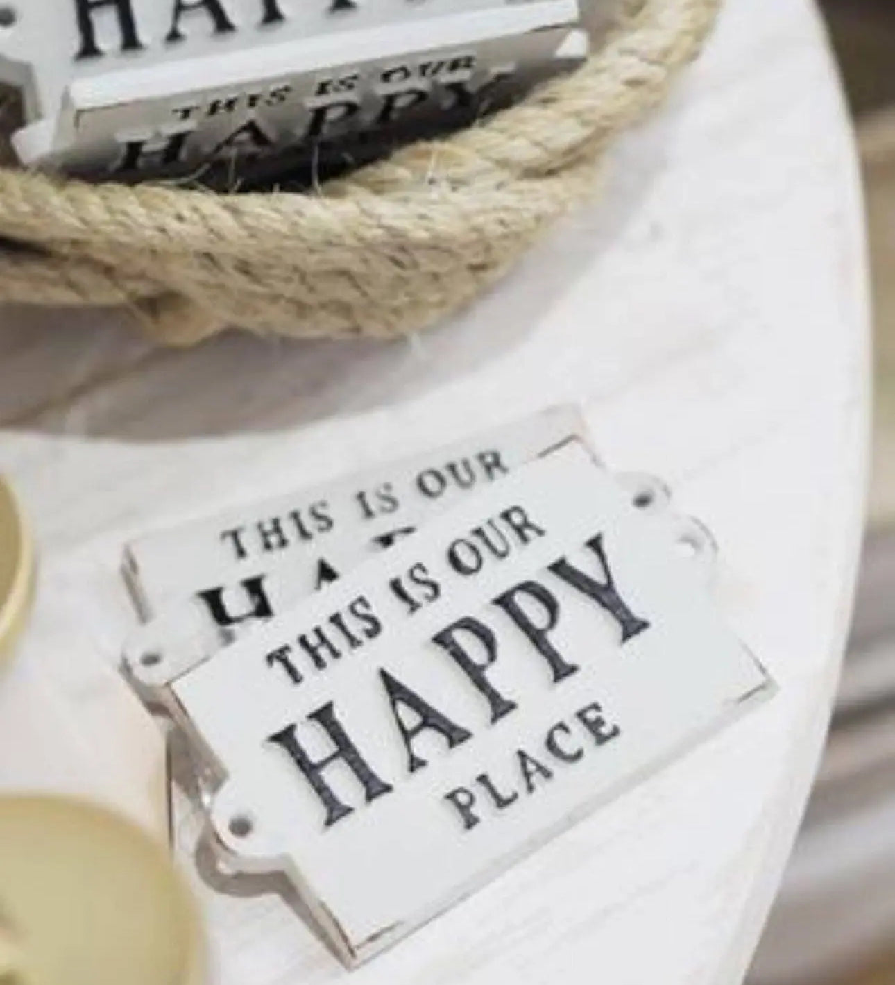 THIS IS OUR HAPPY PLACE SIGN - Muse Baskets and Co.