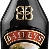 Baileys The Original Irish Cream in a 200ml black bottle with a gold cap and a gold and red label.