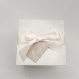WHITE GIFT BOX - Muse Baskets and Co.