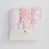 Pink Hooded Towels & Washcloths