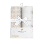 gift package of gender neutral cotton swaddles