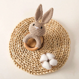 Crochet Rabbit Rattle Toy