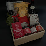Crimson Celebration Gift Basket MUSE BASKETS AND CO.