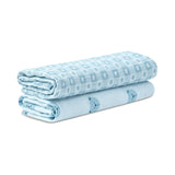 Blue Baby Bear Muslin Swaddles