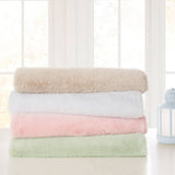 Pink Faux Fur Stroller Blanket