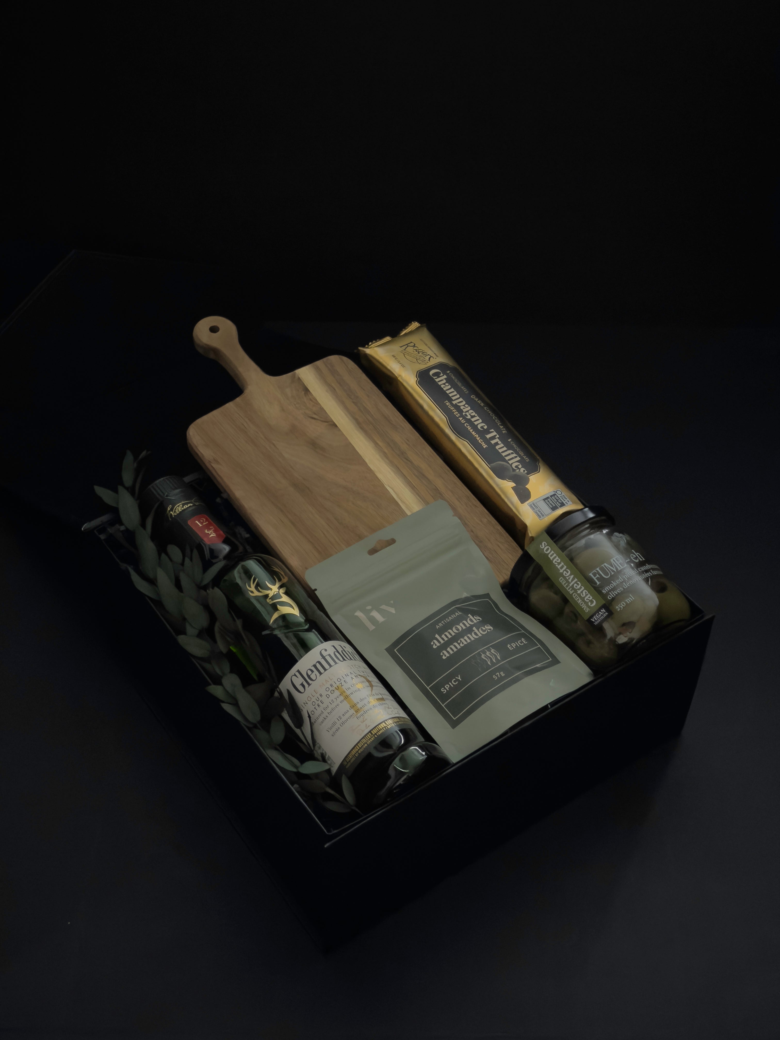 Glenfiddich Special Reserve 12 Year Old single malt Scotch whisky in luxury gift box by Muse Baskets and Co