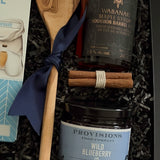 Elegant corporate holiday gift box for winter mornings and client appreciation.